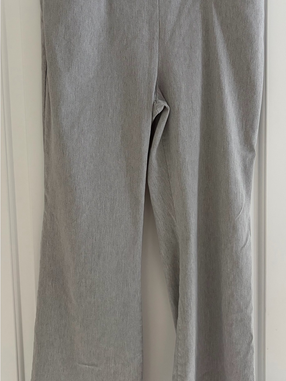 Maurices Light Gray Pull-on Wide Leg Pants